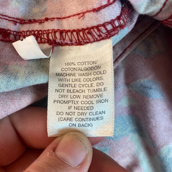 Vintage Susan Bristol Floral Denim Jacket Top Womens Size PM Button Up Pockets - Picture 4 of 8